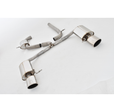 Catback-System De 76 Mm Con Salida De Escape Izquierdo Y Derecho Friedrich Seat Leon 5f St Incluido Fr  Desde Año: 2013 2wd  1.8