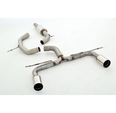 Catback-System De 76 Mm Con Salida De Escape Izquierdo Y Derecho Friedrich Seat Leon 1p  Año: 2005-2012  1.2l Tsi 77kw / 1.4l 16