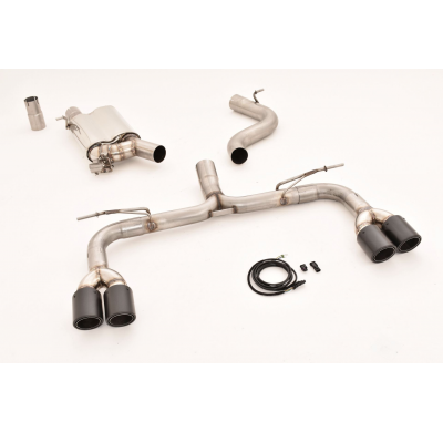 Sistema De Catback De 76 Mm Con Salida De Escape Izquierdo Y Derecho Con Control De Aleta Original Friedrich Seat Cupra Ateca  D