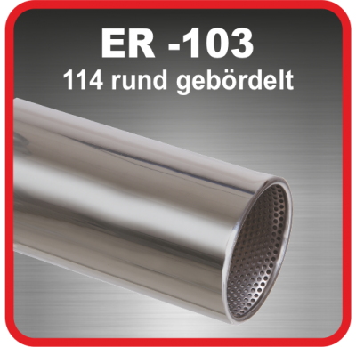 Cola De Escape De Acero Friedrich Er-103