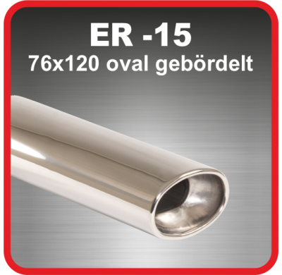 Cola De Escape De Acero Friedrich Er-15