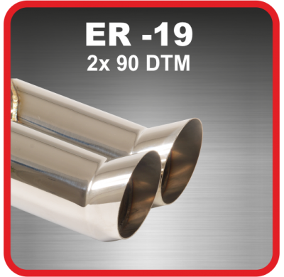 Cola De Escape De Acero Friedrich Er-19