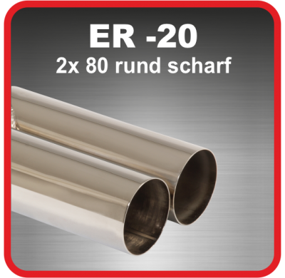 Cola De Escape De Acero Friedrich Er-20