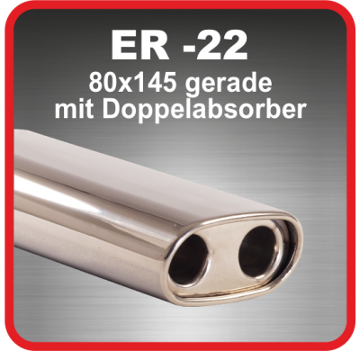 Cola De Escape De Acero Friedrich Er-22