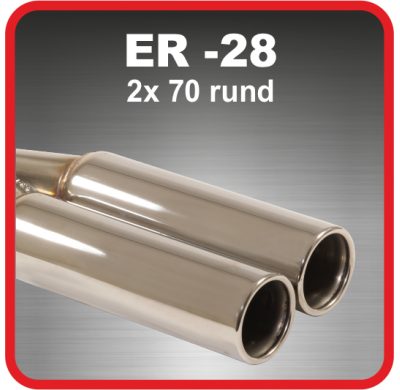 Cola De Escape De Acero Friedrich Er-28