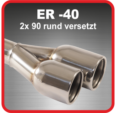 Cola De Escape De Acero Friedrich Er-40