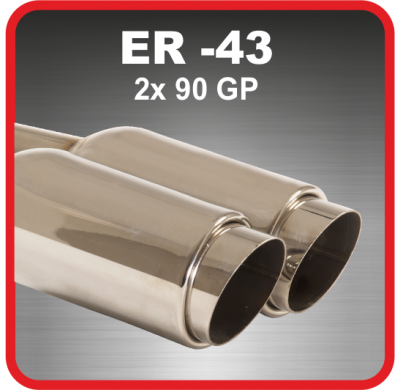 Cola De Escape De Acero Friedrich Er-43