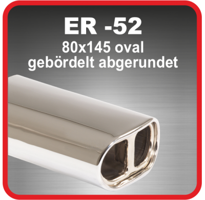 Cola De Escape De Acero Friedrich Er-52