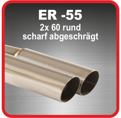 Cola De Escape De Acero Friedrich Er-55