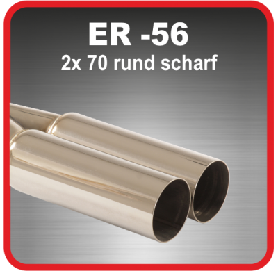 Cola De Escape De Acero Friedrich Er-56