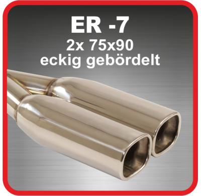 Cola De Escape De Acero Friedrich Er-7