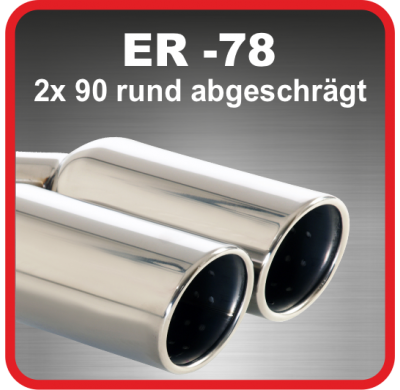 Cola De Escape De Acero Friedrich Er-78