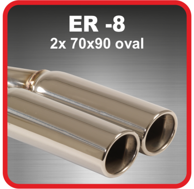 Cola De Escape De Acero Friedrich Er-8