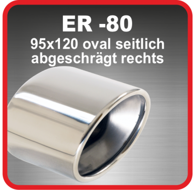 Cola De Escape De Acero Friedrich Er-80