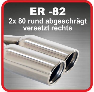 Cola De Escape De Acero Friedrich Er-82