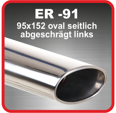 Cola De Escape De Acero Friedrich Er-91