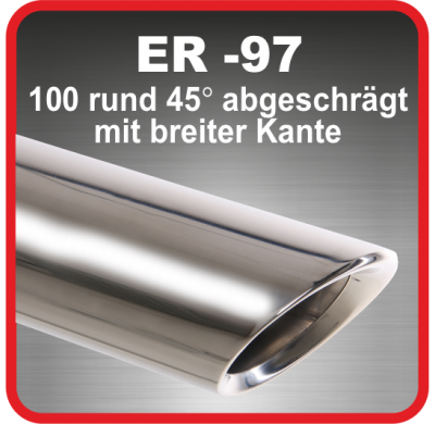 Cola De Escape De Acero Friedrich Er-97