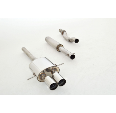 Catback-System De 70 Mm Con Tubo De Escape En El Medio Friedrich Mini R57 Cabrio Cooper S Incluido Jcw  Desde Año: 2006  1.6l Tu