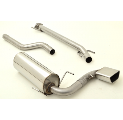 Sistema De Catback Racing De 63,5 Mm W. Tubo De Escape En El Medio Friedrich Opel Astra H Gtc Opc  Desde Año: 2005  2.0l Turbo 1