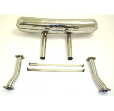 Escape Trasero Con Tubo De Escape En El Medio Friedrich Porsche 911  Año: 63- 08/73 F-Modell  /  Año: 74 G-Modell  2.0l 81/96/12