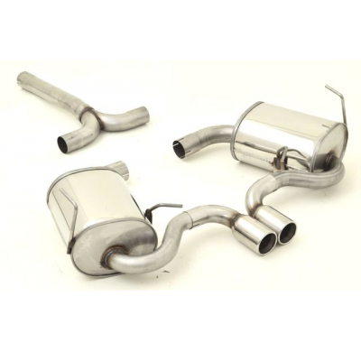 Escape Trasero Con Tubo De Escape En El Medio Friedrich Mini R53 Cooper S  Año: 2004-2006  1.6l Kompressor 125kw / Jcw 155/160kw