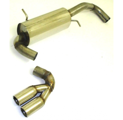 Escape Trasero Con Tubo De Escape En El Medio Friedrich Vw Lupo Gti + 1.4l 16v  Año: 2001-2005  1.4l 16v 74kw / 1.6l 16v 92kw