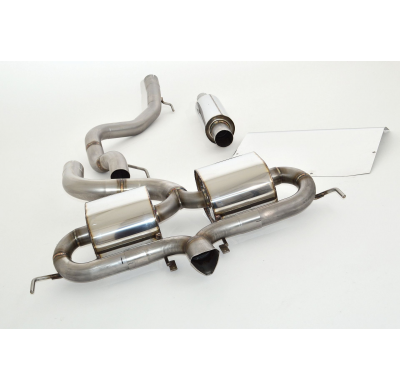 Catback-System De 76 Mm Con Tubo De Escape En El Medio Friedrich Opel Corsa D Opc  Desde Año: 2007  1.6l Turbo 141kw