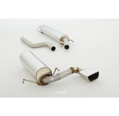 Sistema De Catback De 63,5 Mm Con Tubo De Escape En El Medio Friedrich Opel Astra H Gtc  Desde Año: 2005  1.3l Cdti 66kw / 1.4l