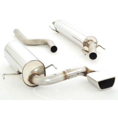 Sistema De Catback De 63,5 Mm Con Tubo De Escape En El Medio Friedrich Opel Astra H Gtc  Desde Año: 2005  1.6l Turbo 132kw / 2.0