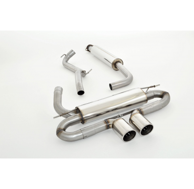 Sistema De Catback De 63,5 Mm Con Tubo De Escape En El Medio Friedrich Ford Focus Iii Hatchback 3-/5-Puertas Dyb  Desde Año: 03/