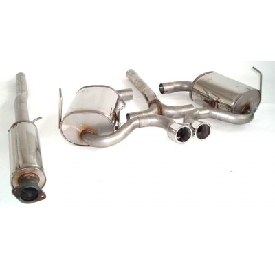 Sistema De Catback De 63,5 Mm Con Tubo De Escape En El Medio Friedrich Mini R50 One  Cooper  Año: 2001-2007  1.6l 16v 66/85kw