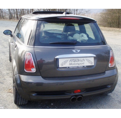 Sistema De Catback De 63,5 Mm Con Tubo De Escape En El Medio Friedrich Mini R53 Cooper S  Año: 2001-2004  1.6l Kompressor 120kw