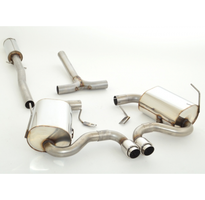 Sistema De Catback De 63,5 Mm Con Tubo De Escape En El Medio Friedrich Mini R53 Cooper S  Año: 2004-2006  1.6l Kompressor 125kw