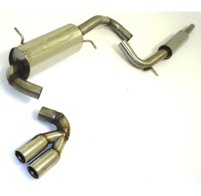 Sistema De Catback De 63,5 Mm Con Tubo De Escape En El Medio Friedrich Vw Lupo Gti + 1.4l 16v  Año: 2001-2005  1.4l 16v 74kw / 1