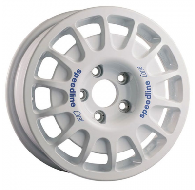 Llanta Speedline TYPE 2128 6,5x15   Sólo Motorsport 5x114,3 ET38 / ET28 Color: Blanco MITSUBISHI MODELOS MOTORSPORT POR NORMATIV