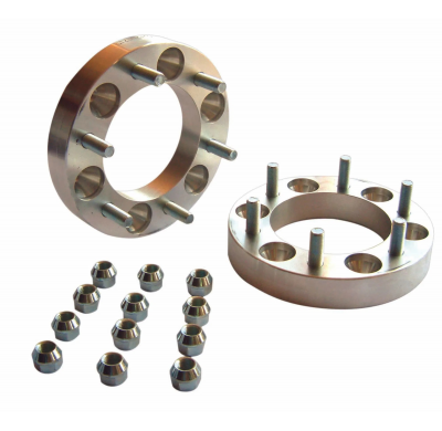 Separadores Aluminio GTZ 25mm Doble Tornilleria 6x139,7 SSANGYONG Korando (KJ) ('96-'06) - Musso I (MJ) ('93-'06) - Rexton I (RJ