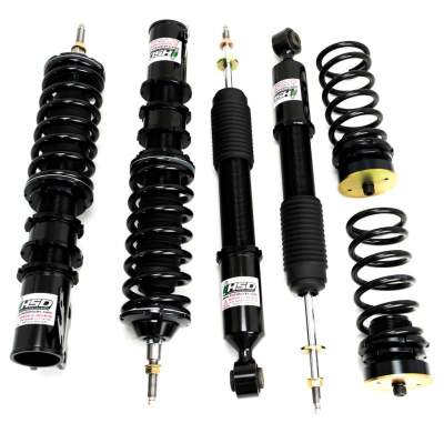 Kit de suspension roscado HSD Dualtech Coilovers Toyota Yaris XP90 Muelles delanteros: 5K (200mm - 65mm ID)kg / Muelles traseros