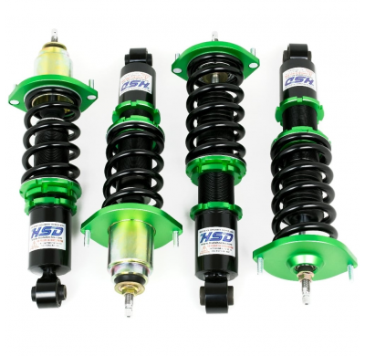 Kit de suspension roscado HSD MonoPro Coilovers Mazda MX5 Mk1 NA Muelles delanteros: 12K (175mm - 65mm ID)kg / Muelles traseros: