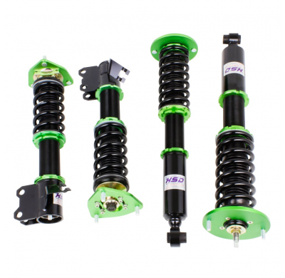 Kit de suspension roscado HSD MonoPro Coilovers Nissan S14 Silvia 200SX Muelles delanteros: 9K (175mm - 65mm ID)kg / Muelles tra