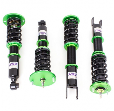 Kit de suspension roscado HSD MonoPro Coilovers Nissan R32 Skyline GTR Muelles delanteros: 8K (200mm - 65mm ID)kg / Muelles tras