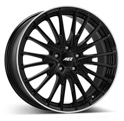 Llanta AEZ Berlin black 19 X 7,50 Negro /Labio Pulido