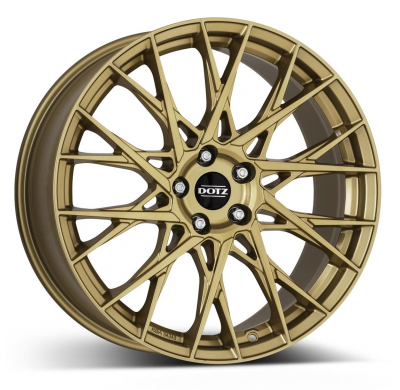 Llanta DOTZ Fuji gold 20 X 8,00 Dorada