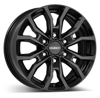 Llanta DEZENT KC black 17 X 7,50 Negro Brilo