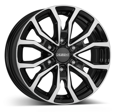 Llanta DEZENT KC dark 17 X 7,50 Negro Pulido