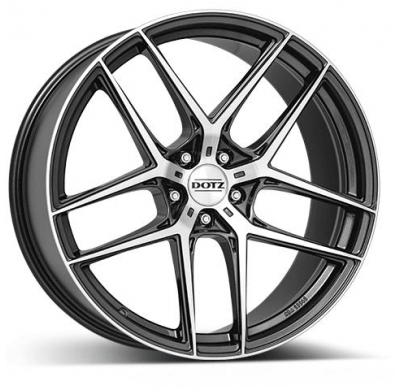 Llanta DOTZ LagunaSeca dark 20 X 10,0 Gunmetal/Pulido