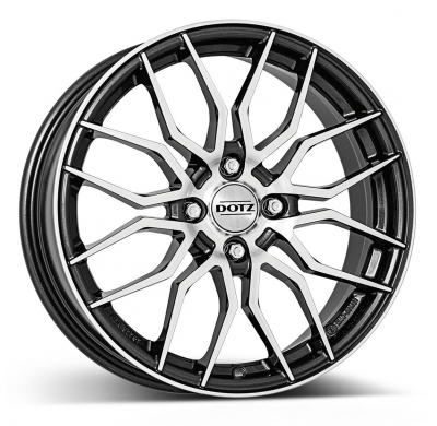 Llanta DOTZ LimeRock dark 16 X 6,50 Gunmetal/Pulido