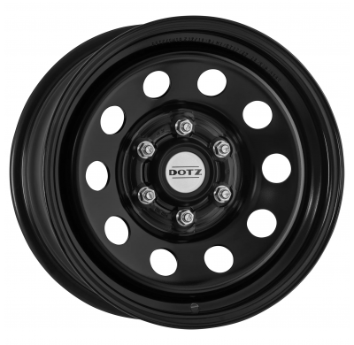 Llanta DOTZ Modular dark 16 x 8 Black 6/130  -  ET37  -  Buje 84 MERCEDES Sprinter W907 + W906