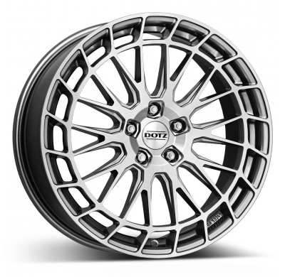 Llanta DOTZ Sepang blaze 19 X 8,00 Alto Brillo Titanium/Pulido