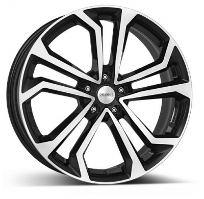 Llanta DEZENT TA dark 19 X 8,00 Negro/ Pulido