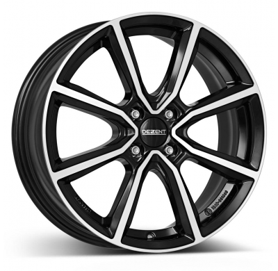 Llanta DEZENT TN dark 14 X 5,50 Negro /Pulido